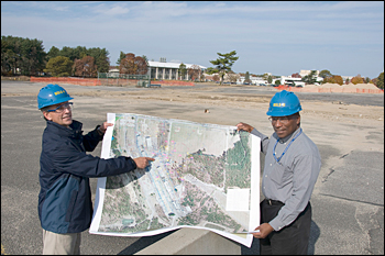 Stephen Sawch & Mike Bromfield at NSLS-II Site